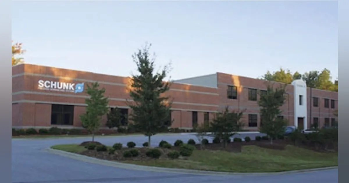 Shunk Engineering Schunk celebrates 20 years in U.S. | Machine Design