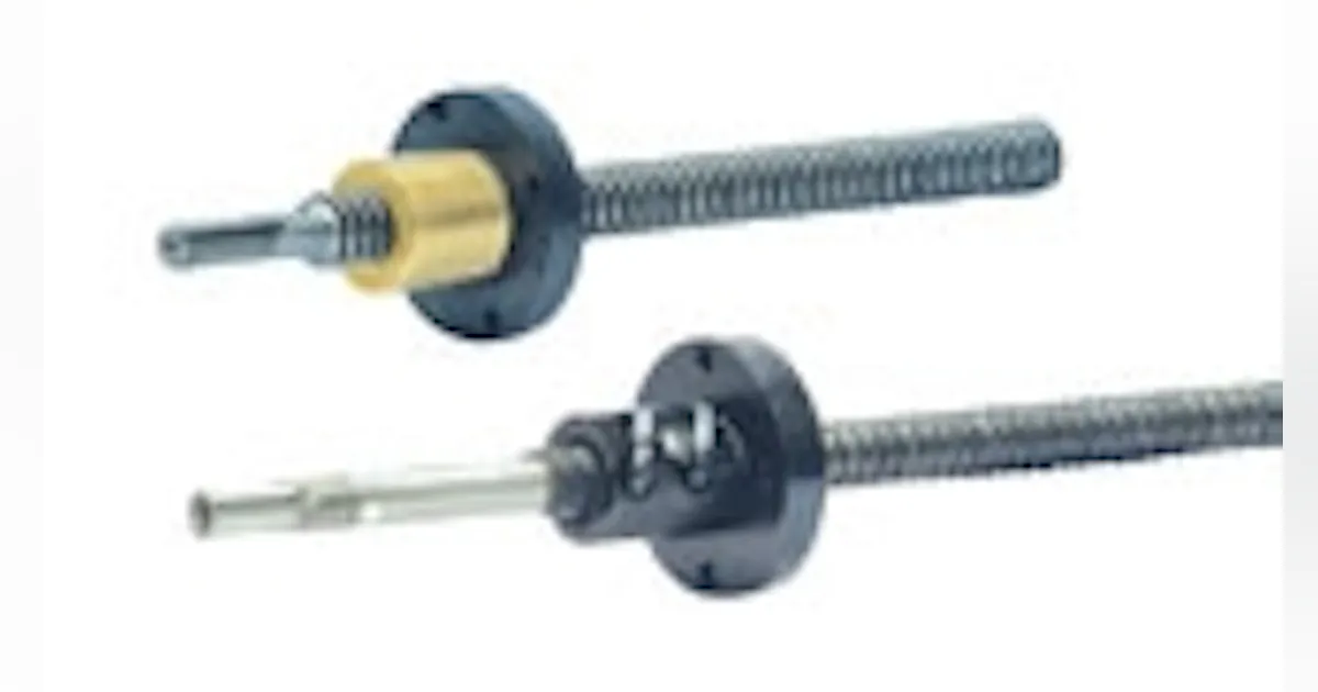 Linear Motion Thread Linear-motion screws and nuts | Machine Design