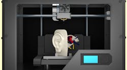 3D printer and ear 3D printer and ear