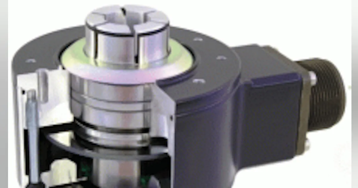 Encoder Fitting Rugged hollow-shaft encoder can be user programmed | Machine Design
