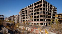 2009 photo of Packard plant in Detroit by Albert Duce. Some rights reserved.