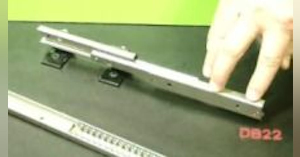 Telescoping slide for linear motion | Machine Design