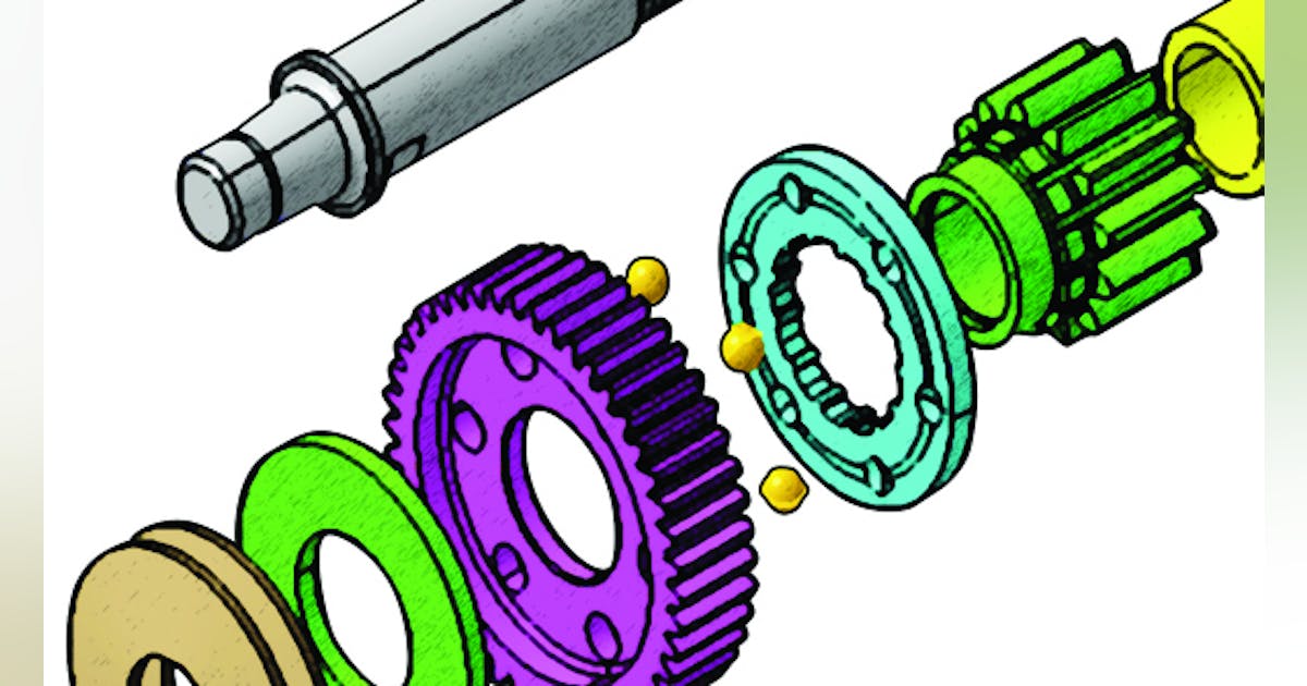 Disc spring makes right‑angle drill a reality | Machine Design