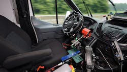 Ford robot van auntonomous ASI test vehicle auto Ford robot van auntonomous ASI test vehicle auto