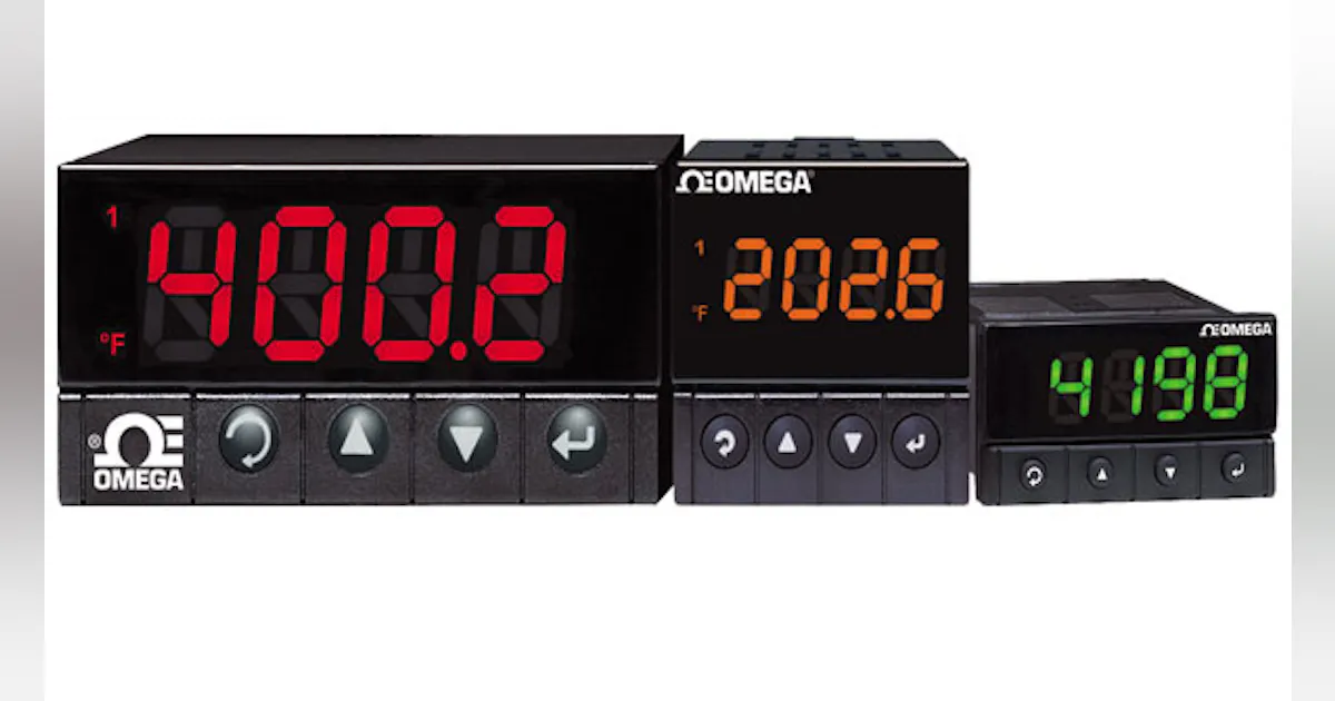 Process Meter For Machine Temperature/process meters | Machine Design