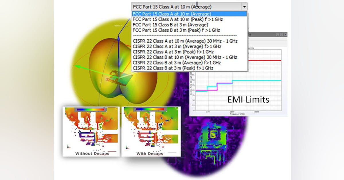 Electromagnetic simulation software Circuit Diagram