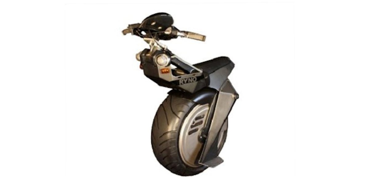 A motorized one wheel scooter that won t fall over Machine Design