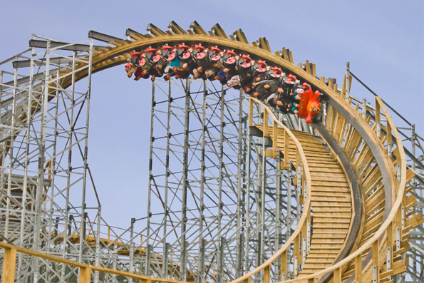 worlds tallest wooden roller coaster