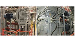 Stacking the drives three high with the fourth to the side presented various mounting issues All images courtesy of Legg Stacking the drives three high with the fourth to the side presented various mounting issues All images courtesy of Legg