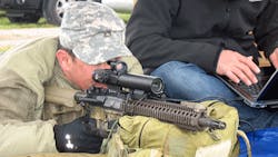 A member of the US Armyrsquos Special Forces demonstrates the Razar adaptivezoom riflescope developed at Sandi National Laboratory A member of the US Armyrsquos Special Forces demonstrates the Razar adaptivezoom riflescope developed at Sandi National Laboratory