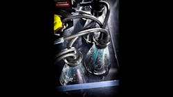 The new flow battery developed at the Pacific Northwest National Laboratory was tested in a benchtopcell much like this flowbattery setup The new flow battery developed at the Pacific Northwest National Laboratory was tested in a benchtopcell much like this flowbattery setup