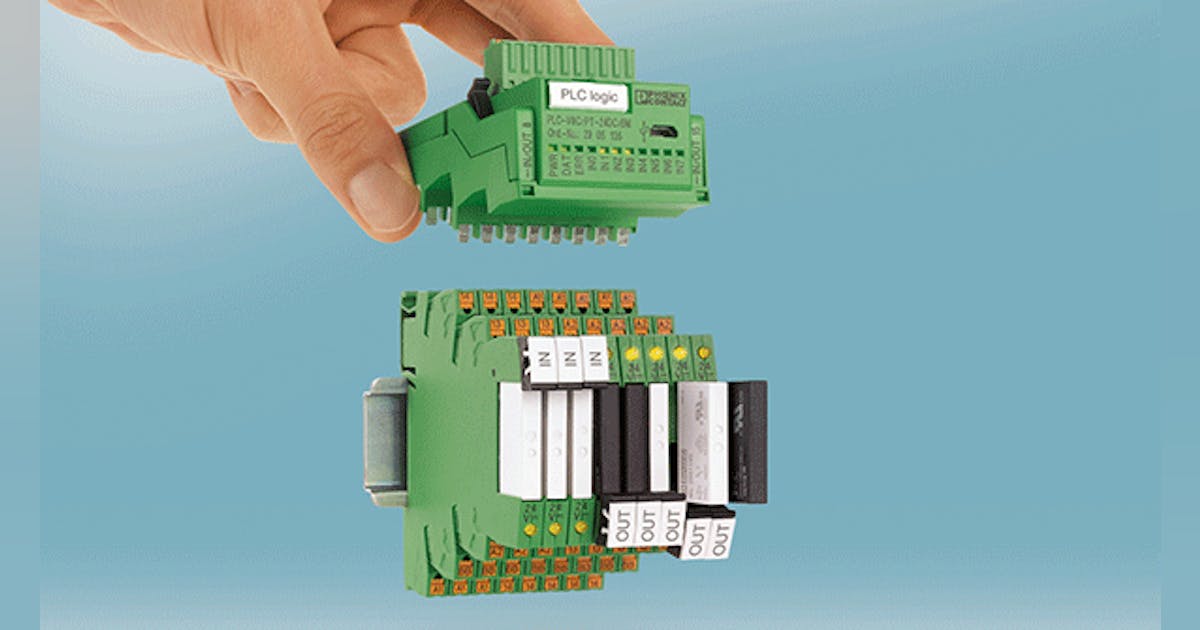 Control 48 I/O Signals with One Programmable Logic Module | Machine Design