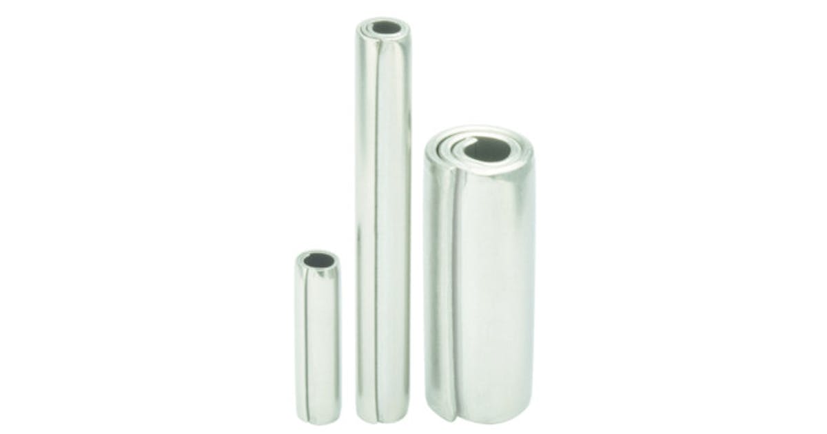 Stainless-Steel Spring Pins Withstand Corrosive Environments | Machine ...