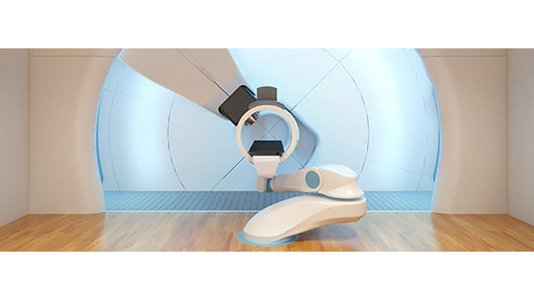 MIT39s superconducting synchrocyclotron a proton accelerator is directly attached to the gantry head at ProNova Solutions for proton beam radiation therapy PBRT The major downsizing of the accelerator allows for one or tworoom treatment reducing the price and improving the convenience of PBRT in cancer patients