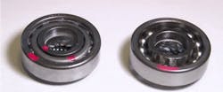 Coo Space39s ball bearing on right spins 10 times longer without lubrication than a traditional ball bearing on left Coo Space39s ball bearing on right spins 10 times longer without lubrication than a traditional ball bearing on left