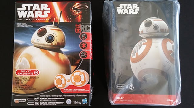 What s Inside Two Different Star Wars BB 8 Droids Machine Design