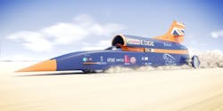 The Bloodhound SSC is expected to reach 14 Mach speed covering a mile in just 36 seconds The Bloodhound SSC is expected to reach 14 Mach speed covering a mile in just 36 seconds