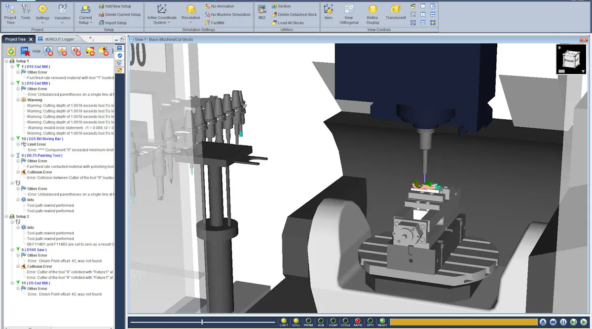 CNC Simulation Software Reads 3D-Model Data on Machining Cloud App ...