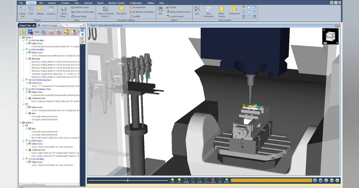 CNC Simulation Software Reads 3D-Model Data on Machining Cloud App ...
