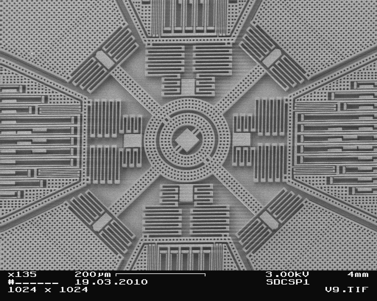 Microelectromechanical systems MEMS may fit microscopic moving components and electronics onto a single chip so that they can work together in a streamlined compact system