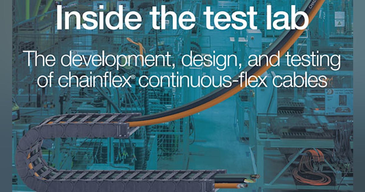 Inside the test lab: cable development & design | Machine Design