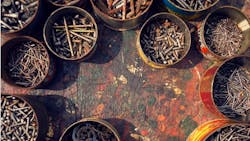 Old screws Old screws