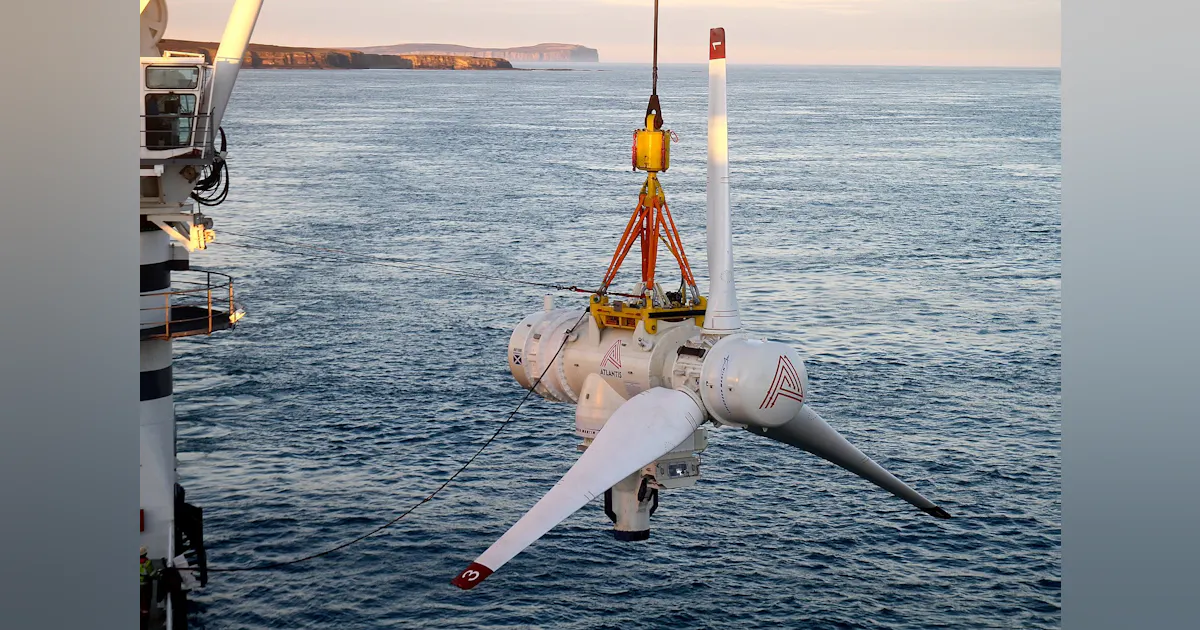 Tidal Energy Takes Off at Scotland Inner Sound | Machine Design