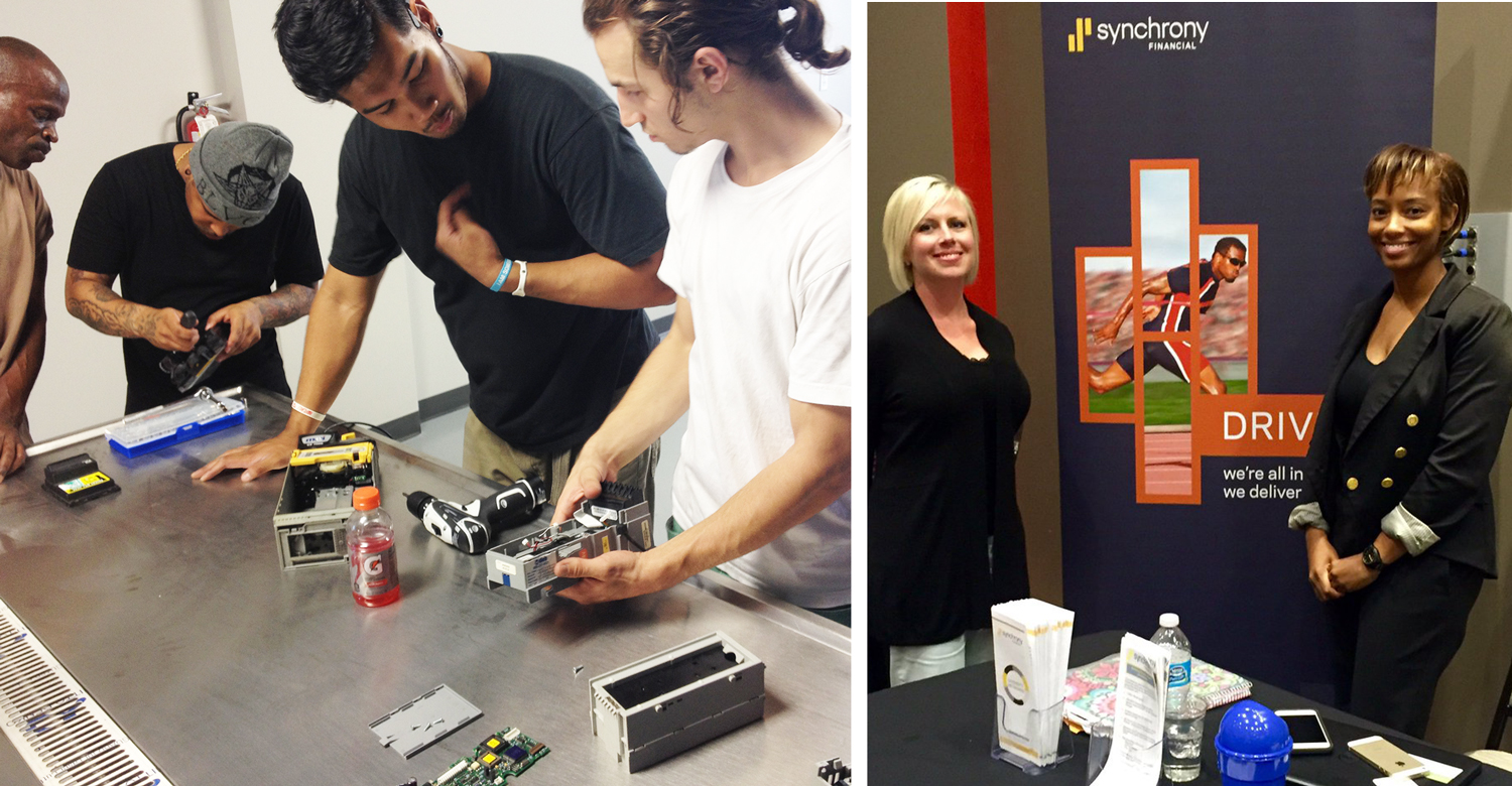 The Vegas team in action