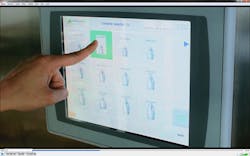 Automated guide rail system HMI Automated guide rail system HMI