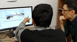 Charlie Hu work with a new software platform that allows for untethered playing of high-quality VR games using a smartphone. Charlie Hu work with a new software platform that allows for untethered playing of high-quality VR games using a smartphone.