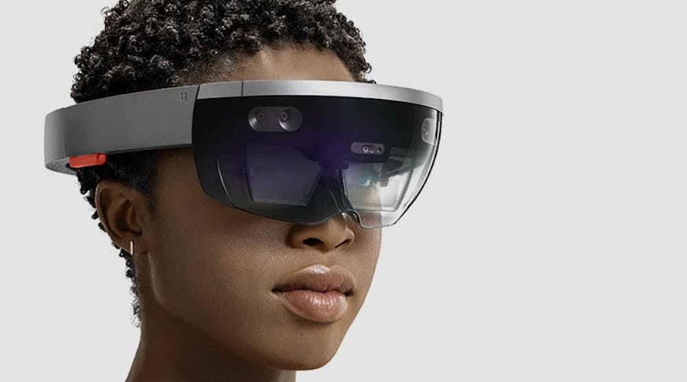 Mircosoft&apos;s Hololens is equipped with advanced sensors and a hologram processing unit (HPU) that enables integration of the headset with the user&apos;s perception of the outside world.