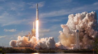 The Falcon Heavy successfully lifted off from Launch Complex 39A at Kennedy Space Center in Florida. Falcon Heavy is the most powerful operational rocket in operation, with the ability to lift into orbit nearly 64 metric tons.
