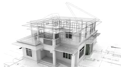 3D render of house