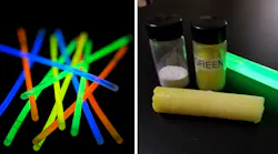 Glow sticks and 'crayons'
