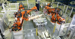 Kuka robots welding Kuka robots welding