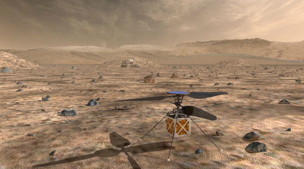 The new Mars Helicopter will launch from the Mars 2020 rover as an experimental air exploration drone. It is the first time, a heavier-than-air vehicle will be flown on another planet.