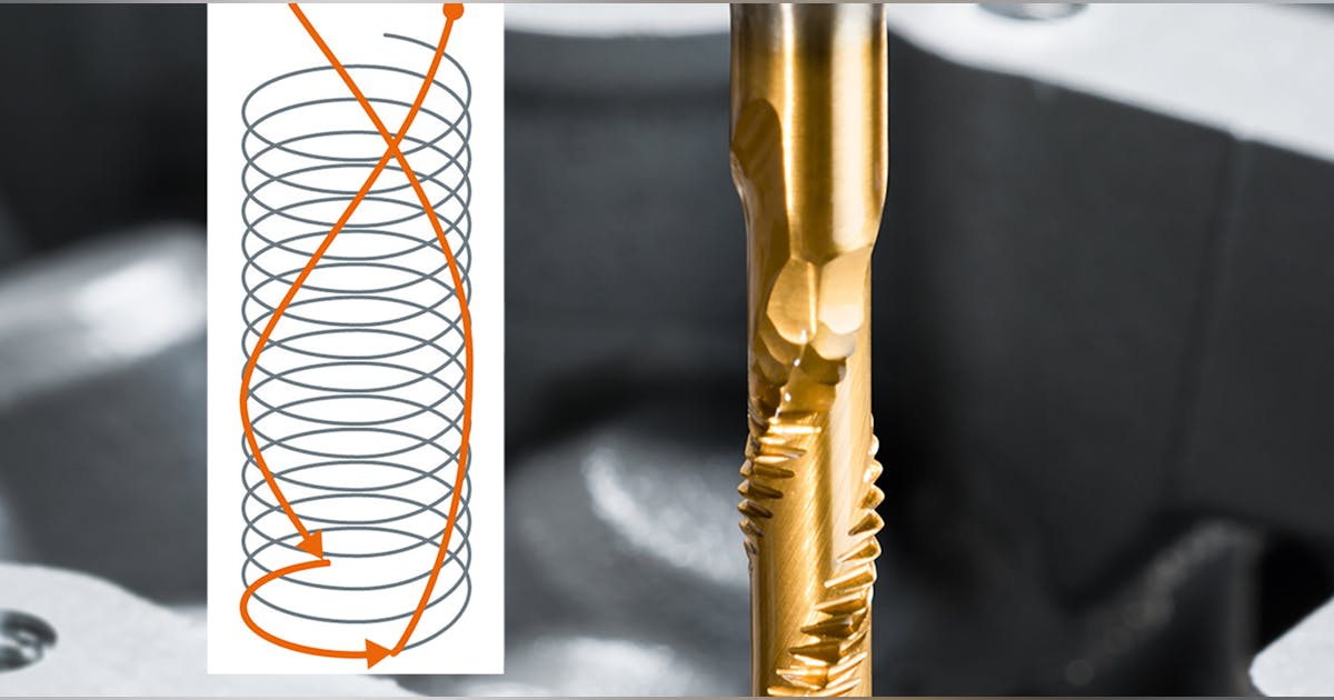 New Punch Tap Tool Quickly Forms Helical Threads | Machine Design