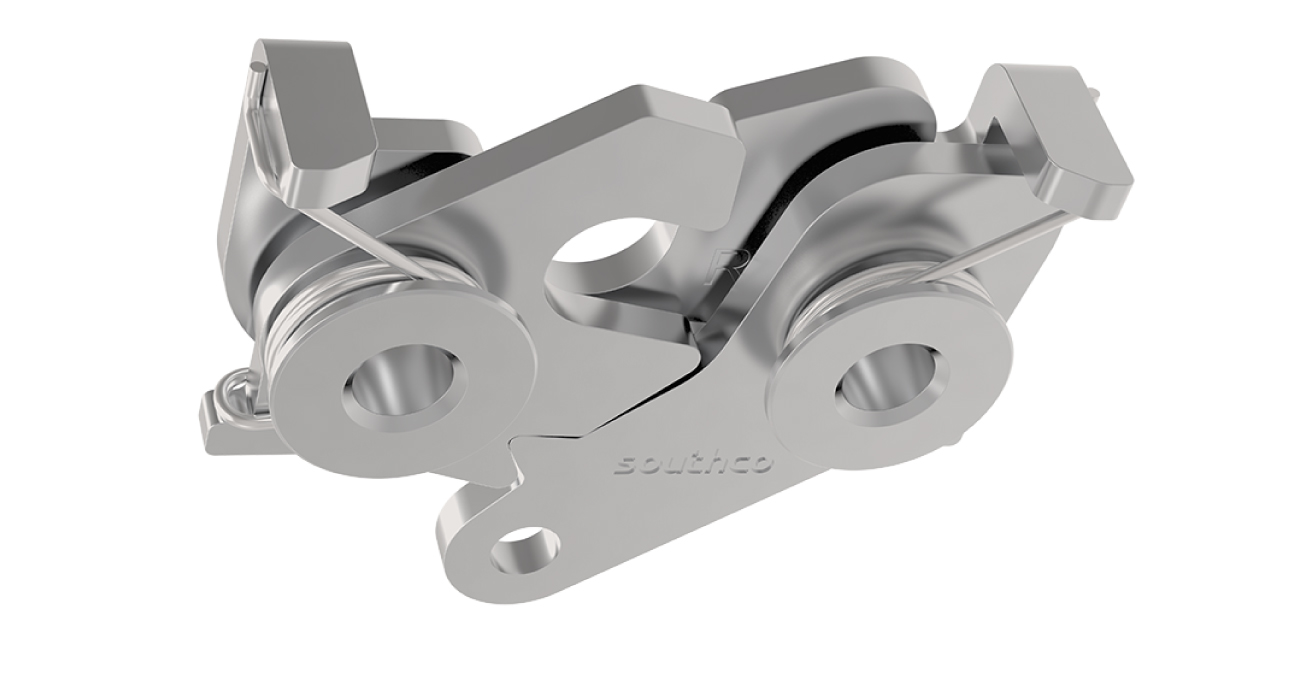 Stainless steel rotary latch resists corrosion Machine Design