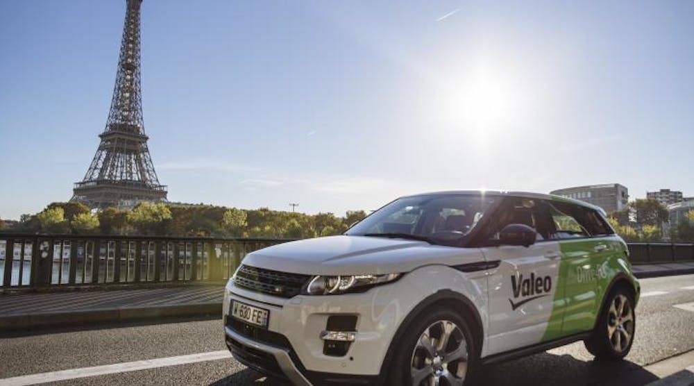 At the 2018 Paris Motor Show, Valeo debuted its new autonomous vehicle on the streets of Paris&mdash;a first for the City of Lights.