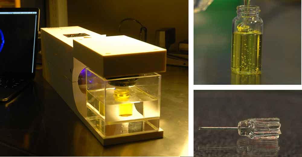 3D printing with light rays