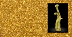 Gold wire specimen Gold wire specimen