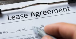 Signing lease Signing lease