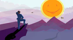 Looking at the horizon