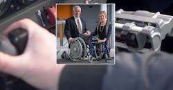 Ezy-Wheels wheelchair and servo Ezy-Wheels wheelchair and servo