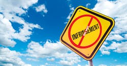 Infringement sign Infringement sign