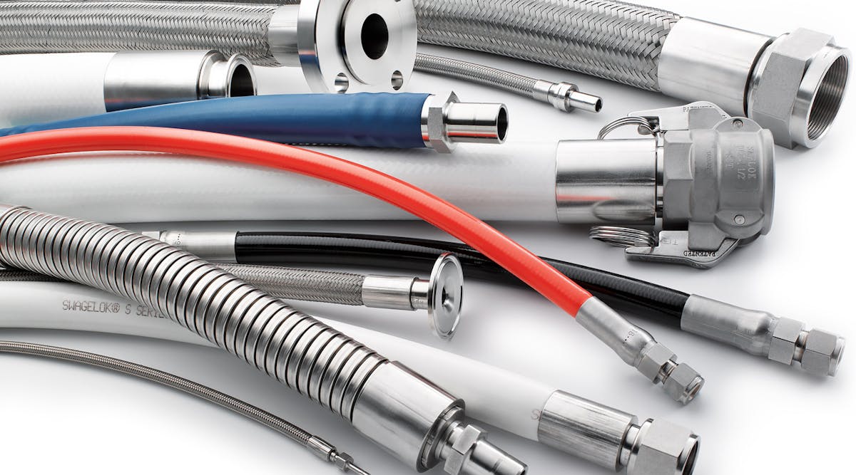Specifying the right core material and type, end connections, reinforcements, and coverings for each hose application promotes plant uptime, safety, and cost control.