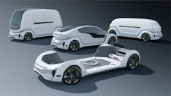 The Tesla Pod is an extreme example of known, stable interfaces. To even consider such a modular car, the interfaces between the chassis and all the different body styles had to be clearly defined and unchanging for the concept to work. Not only must the physical surfaces be known and stable, but more importantly, all the functions—the flow of information and energy—that bridge the chassis and bodies, must be known and stable. The Tesla Pod is an extreme example of known, stable interfaces. To even consider such a modular car, the interfaces between the chassis and all the different body styles had to be clearly defined and unchanging for the concept to work. Not only must the physical surfaces be known and stable, but more importantly, all the functions—the flow of information and energy—that bridge the chassis and bodies, must be known and stable.