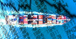 Shipping barge Shipping barge