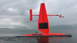 An unmanned drone cruises the ocean for a year gathering data on walleye pollack to see if the drone can gather data as accurately and reliably as an ocean-going research vessel and crew. An unmanned drone cruises the ocean for a year gathering data on walleye pollack to see if the drone can gather data as accurately and reliably as an ocean-going research vessel and crew.