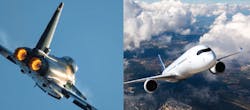 Military and civil jet engine designs and requirements diverged, so two new industry standards for lubricants were needed. Military and civil jet engine designs and requirements diverged, so two new industry standards for lubricants were needed.